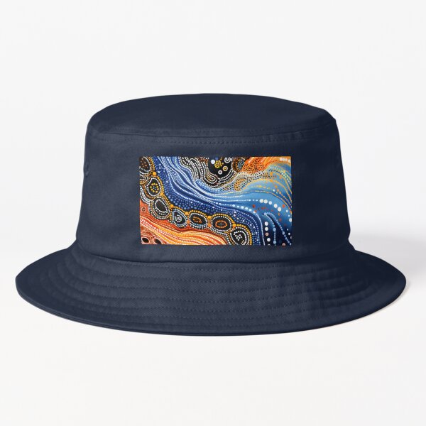 Vista previa del artículo con la obra «Arte aborigen auténtico: con lava y agua», diseñado y vendido por GrinGalore.