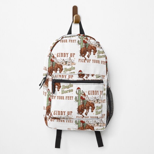 Item preview, Giddy Up Jingle Horse Pick Up Your Feet Christmas Western designed and sold by NetlandWewerka.