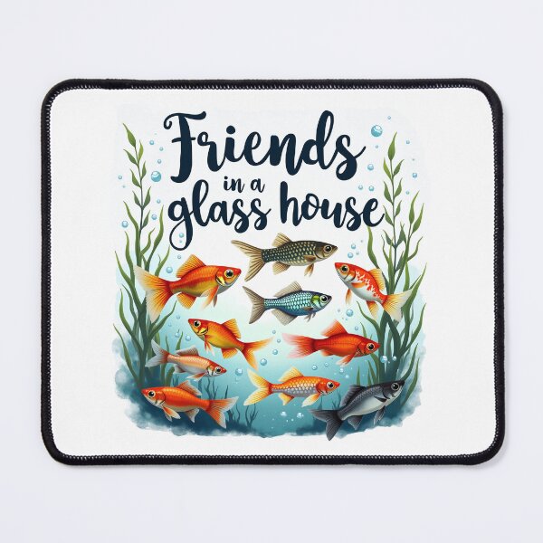 Item preview, Friends in the Glass House – Aquarium Edition designed and sold by nbg2012.