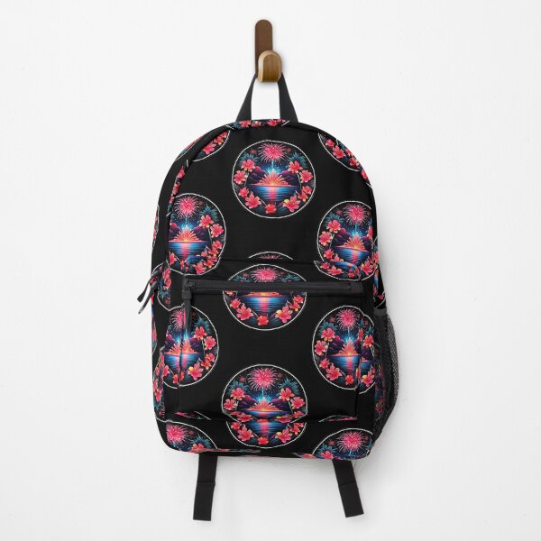 Item preview, Neon Fireworks Show in Hawaii with Neon Orchids designed and sold by NautiChic.