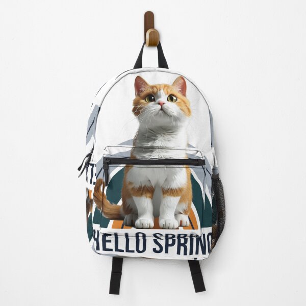 Item preview, Hello spring cat, lonely cat, Cat mom, Cat lover, Animal lover, Cat dad designed and sold by WorlDigitalArts.