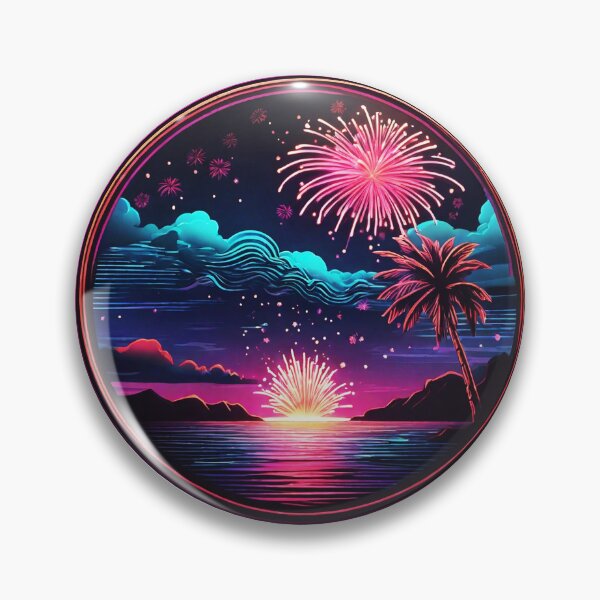 Item preview, Summertime Fireworks Show at Dawn in Hawaii by The Ocean designed and sold by NautiChic.