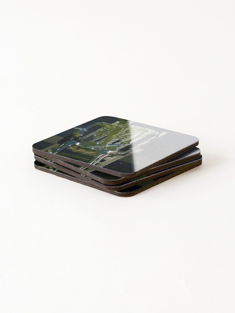 Thumbnail 4 of 5, Coasters (Set of 4), Skeleton Rocker designed and sold by MercerImages.