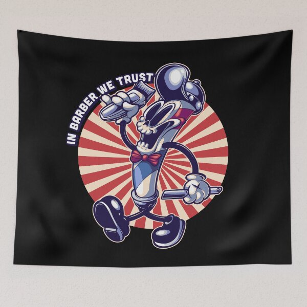 Item preview, In Barber We Trust designed and sold by Nick Studio.