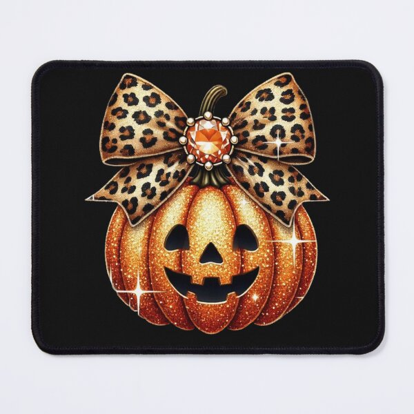 Item preview, Sparkly Pumpkin Leopard Coquette Bow Pumpkin For Women Girls  designed and sold by SztylishDesigns.
