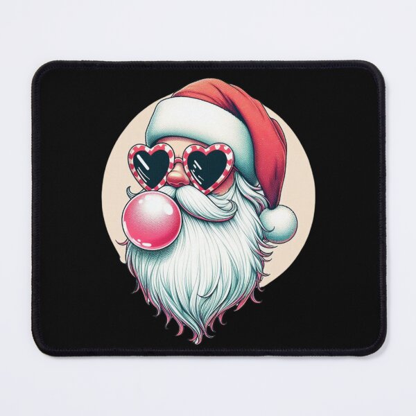 Item preview, Funny Retro Santa Blowing Bubble designed and sold by Merchrise.