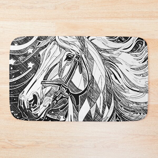 Item preview, Horse with mane in the wind designed and sold by Marcu Ioachim.
