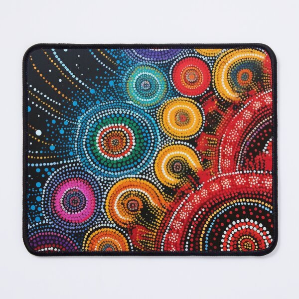 Item preview, Aboriginal Inspired Dot Art - Flowering designed and sold by GrinGalore.