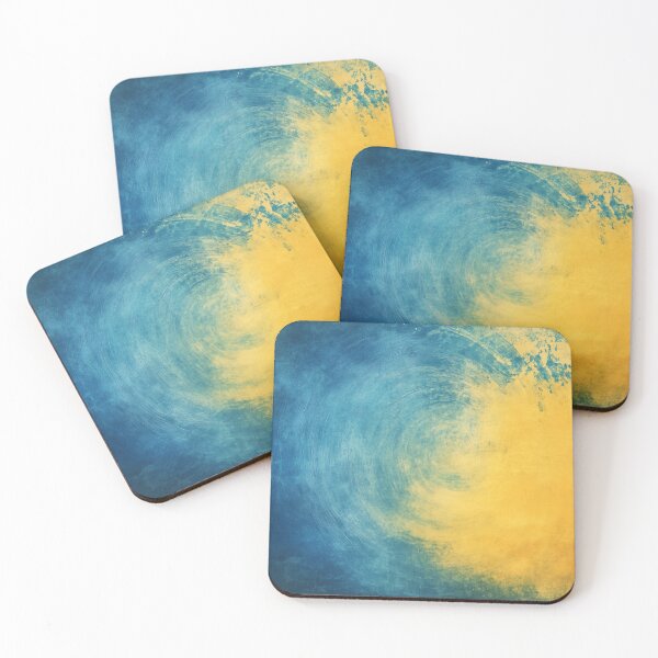 Item preview, Blue and yellow swirl designed and sold by valerko26.
