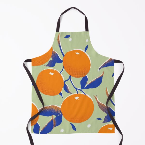 Item preview, Orange pattern, pop art on green designed and sold by SztuKarola.