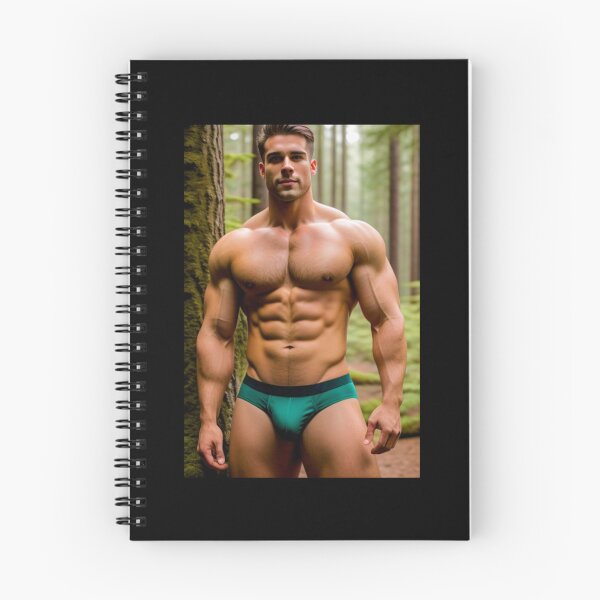 Item preview, Forest Ranger Bodybuilder in Green Briefs designed and sold by Bodies of Males.