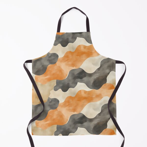 Item preview, Seamless pattern of flowing watercolor shapes in earthy tones like sienna, ochre, and slate grey for a natural aesthetic - designed and sold by ThaiArtShop.