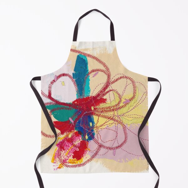 Item preview, Modern Flower Stitched and Painted designed and sold by leahgay.