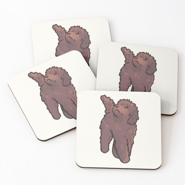 Item preview, Brown Barbet dog designed and sold by Artofmayara.