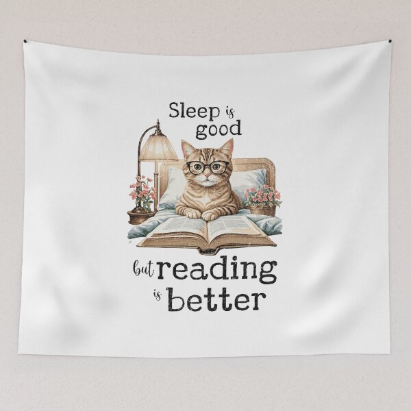 Item preview, Sleep is good but reading is better designed and sold by QuirkyLands.