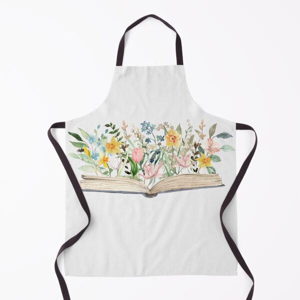 Item preview, Watercolor Open Book with Flowers Floral Aesthetic designed and sold by Nature Hues.