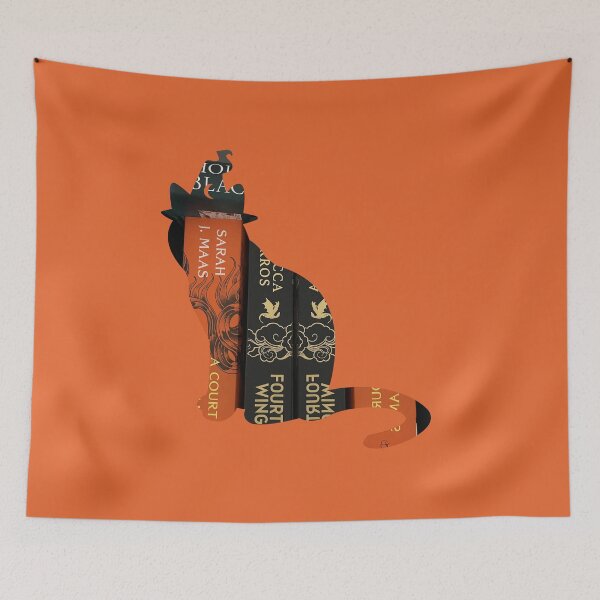 Item preview, Bookish Halloween Cat designed and sold by Megurix.