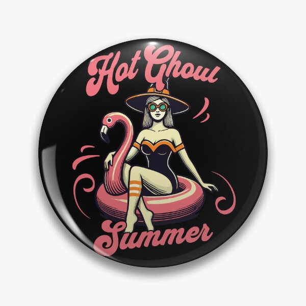 Item preview, Hot Ghoul Summer Halloween Fun designed and sold by LuminOrb.