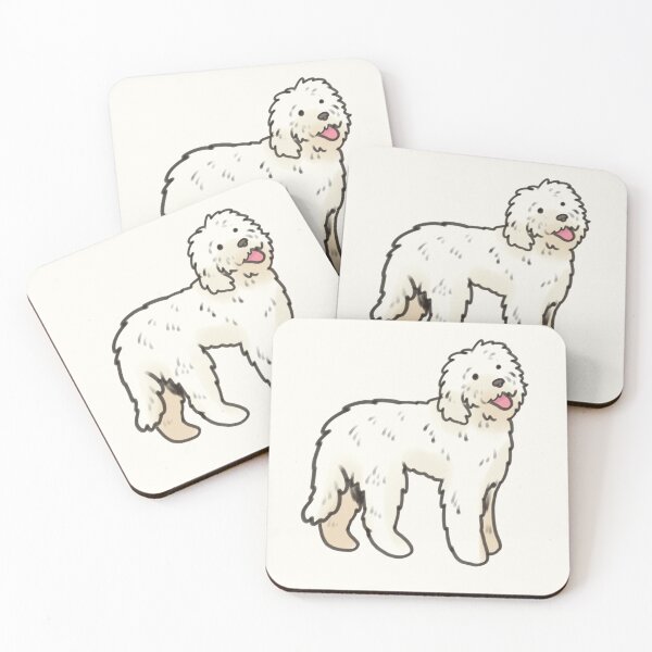 Item preview, White Barbet dog illustration  designed and sold by Artofmayara.