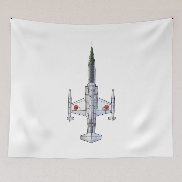 Item preview, JASDF F-104DJ "EIKOU" Starfighter Fighter Jet HD 4C Illustration designed and sold by MIL-ART-JPN.