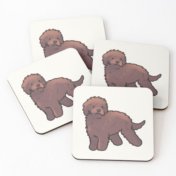 Item preview, Brown Barbet dog illustration  designed and sold by Artofmayara.