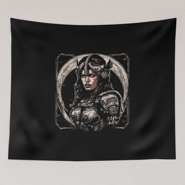 Item preview, A warrior princess from the future. Dark fantasy style. designed and sold by DONandEK.