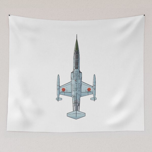 Item preview, JASDF F-104DJ "EIKOU" Starfighter Fighter Jet LATE HD 4C Illustration designed and sold by MIL-ART-JPN.