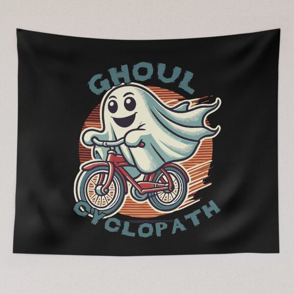 Item preview, Ghoul Cyclopath Bicycle Halloween Fun designed and sold by LuminOrb.