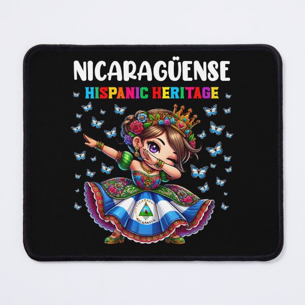 Item preview, Nicaragua Hispanic Heritage Month Celebration Girls Kids designed and sold by NUMAcreations.