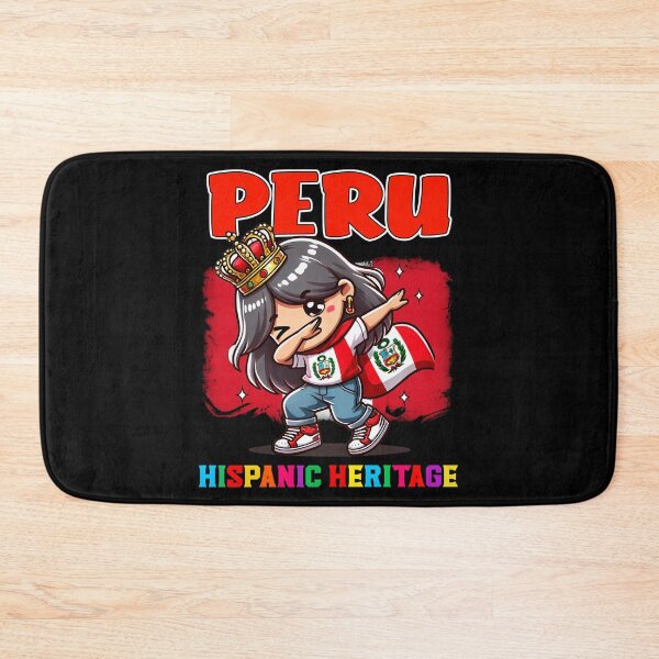 Item preview, Peru Dabbing Girl Hispanic Heritage Celebration for Kids designed and sold by NUMAcreations.