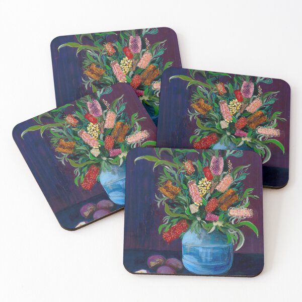 Item preview, Bunch of Australian Flowers in Vase designed and sold by leahgay.
