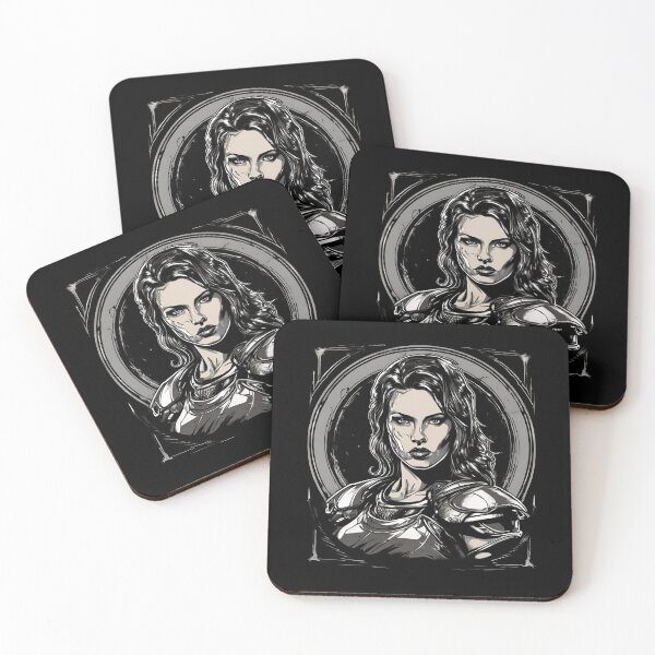 Item preview, A warrior princess from outer space. Dark fantasy style. designed and sold by DONandEK.