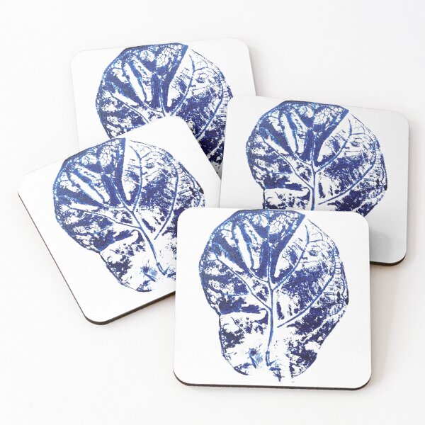 Item preview, navy blue fiddle leaf fig designed and sold by ColorandColor.