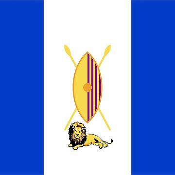 Artwork thumbnail, Flag of the Buganda kingdom (Uganda) by PZAndrews