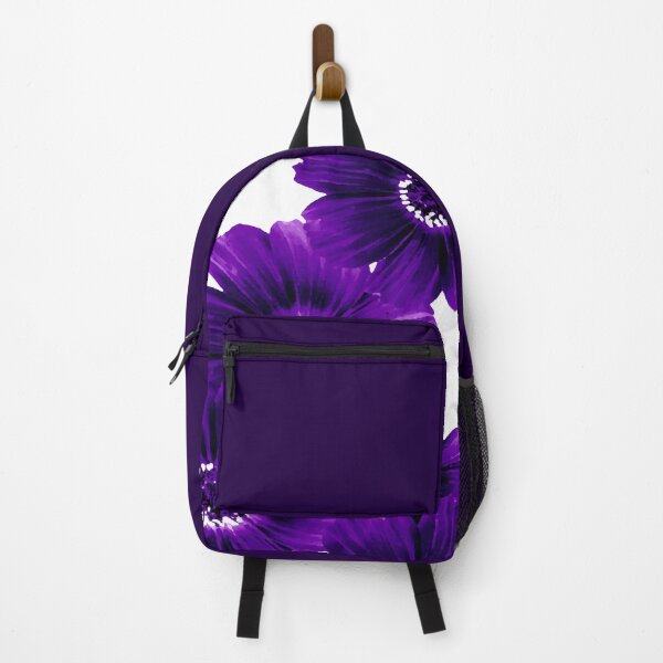 Item preview, Beautiful dark purple flowers on a white background designed and sold by by-jwp.