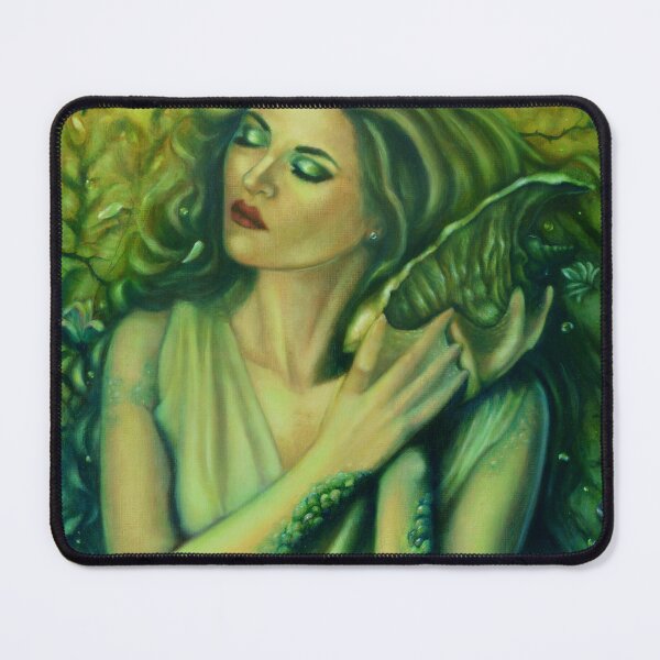 Item preview, Magnolia Mermaid - Mermaid Woman Holding Seashell designed and sold by Tiffany Toland-Scott.