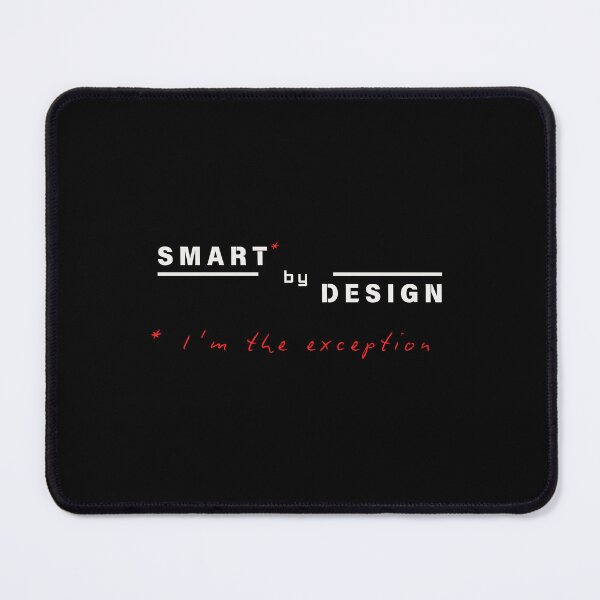 Item preview, Smart By Design - I'm The Exception (red ink) designed and sold by acdlart.