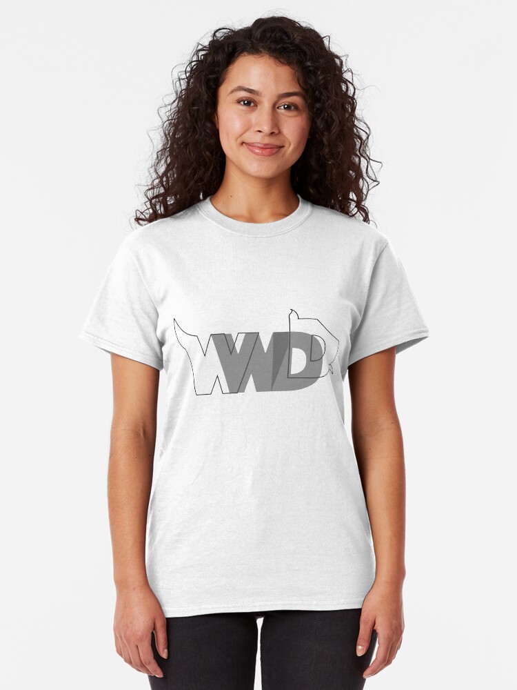 Alternate view of WWDD? logo Classic T-Shirt