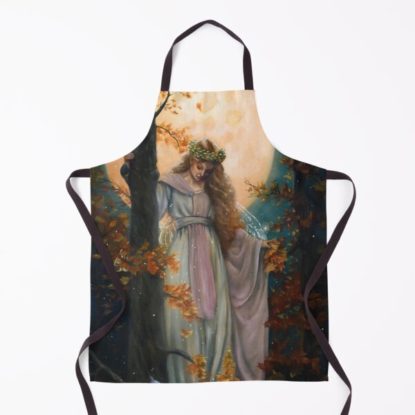 Item preview, Mourning Moon - Fairy Woman in Snowy Autumn Forest designed and sold by Tiffany Toland-Scott.
