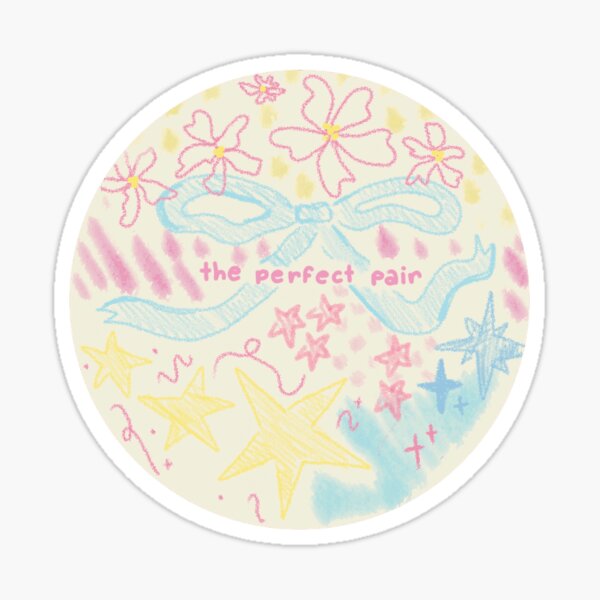 Item preview, The perfect pair sticker - Beabadoobee designed and sold by HandmadeByEllie.