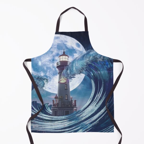 Item preview, Celestial Waves – Where the moon meets the ocean's embrace designed and sold by e-milka.