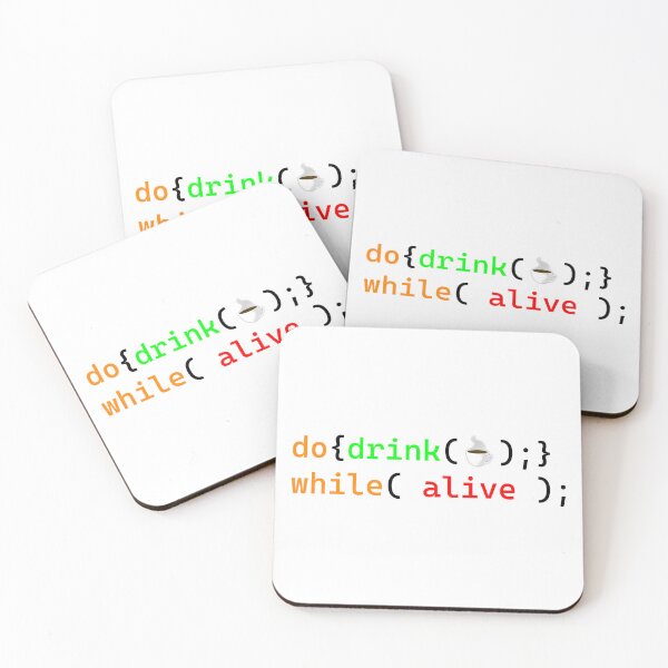Item preview, Drink Coffee Do While Loop ( Programming Design ) designed and sold by Red Jacket Technologies.