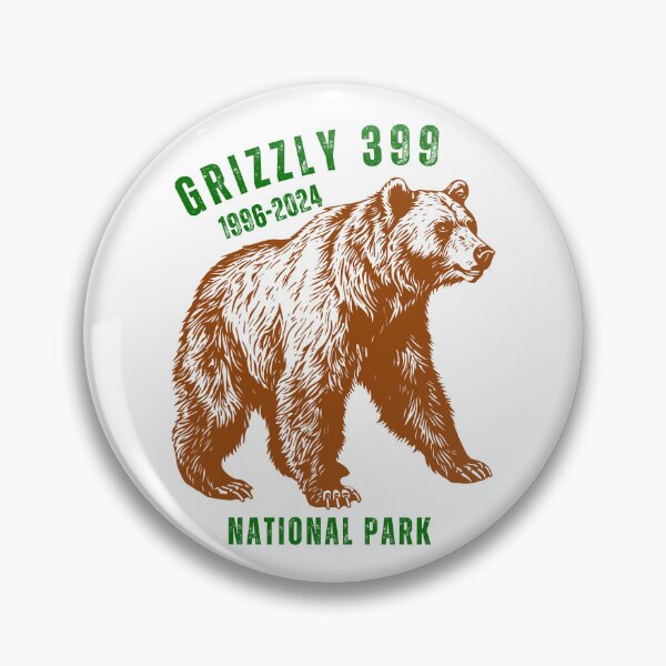 Item preview, Queen Of The Tetons Grizzly 399 National Park 1996-2024 designed and sold by KhoklomStudio.