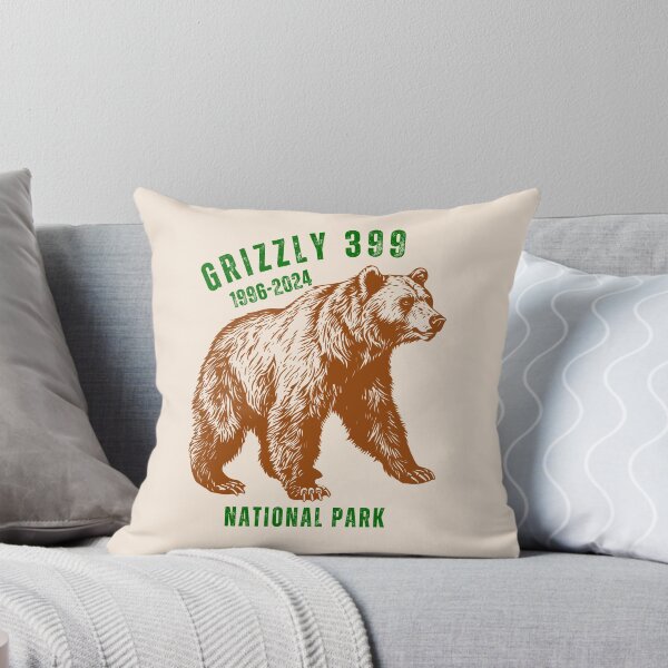 Item preview, Queen Of The Tetons Grizzly 399 National Park 1996-2024 designed and sold by KhoklomStudio.