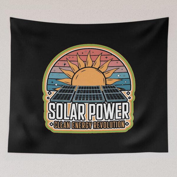 Item preview, SOLAR POWER CLEAN ENERGY REVOLUTION clean free energy sustainability nature lover design designed and sold by Jt41.