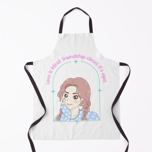 Item preview, love is blind: friendship closes it´s eyes - Super Kawaii Anime Aesthetic Illustration designed and sold by LWOI.