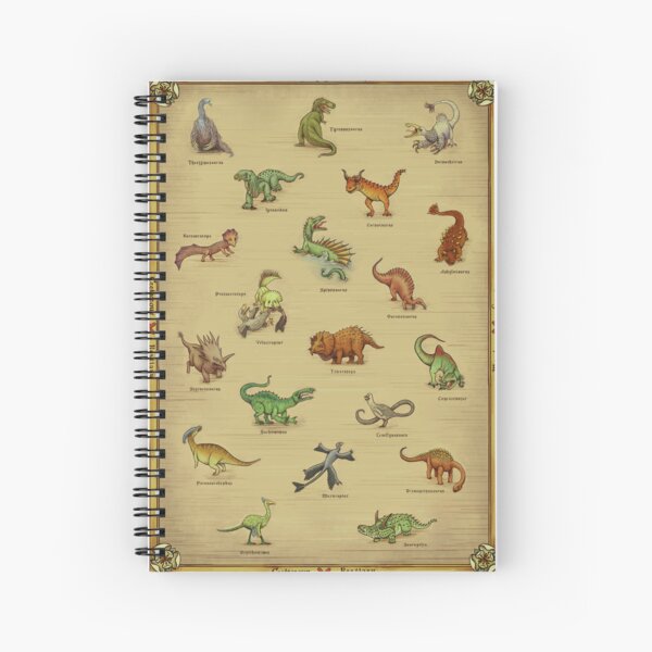 Vista previa del artículo con la obra «Bestiario de Dinosaurios del Cretácico (estilo Medieval)», diseñado y vendido por Mario Lanzas.