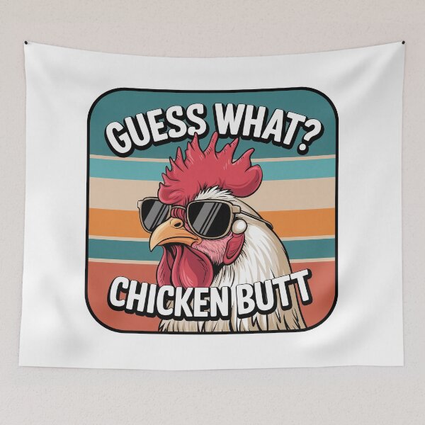 Item preview, Guess What. Chicken Butt. designed and sold by Angry Swan Designs.