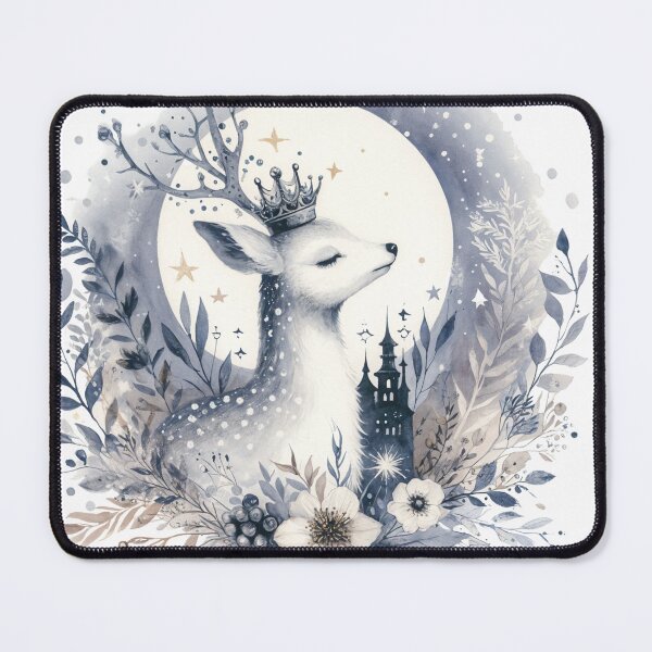 Item preview, Watercolor Fairy Christmas Deer designed and sold by Celedrine-art.