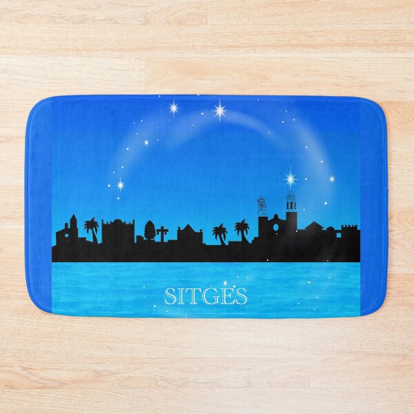 Item preview, Silhouette of Sitges Architecture designed and sold by ImageMagic2024.